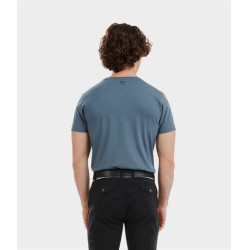 T-shirt Horse Pilot Team uomo Indaco vintage Blu T-shirt Horse Pilot Team uomo Indaco vintage Blu