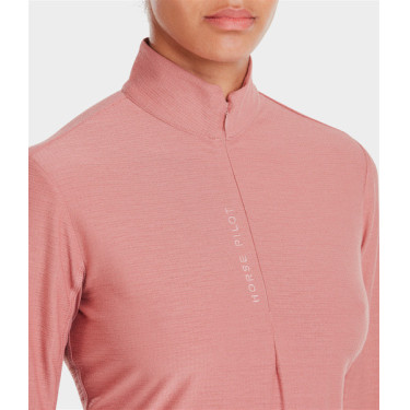 T-shirt Suntech Horse Pilot donna Polvere di mattone Rosa T-shirt Suntech Horse Pilot donna Polvere di mattone Rosa