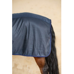 Coperta in Mesh e Pile Kaya Harcour Marina Blu marino