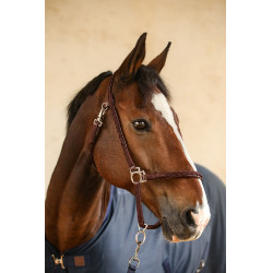 Coperta in Mesh e Pile Kaya Harcour Marina Blu marino