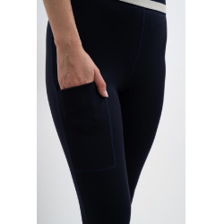 Leggings Volta Harcour Marino / lino Beige