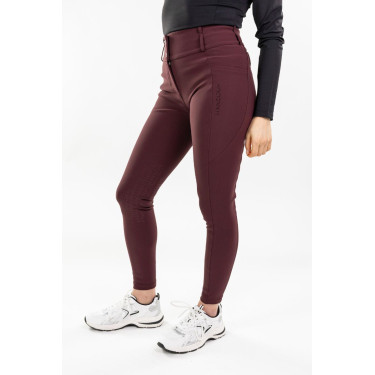 Pantaloni da equitazione Luce Harcour Melanzana Bordeaux