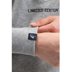 Felpa Unisex Galopea Harcour Grigio melange