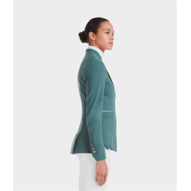 Giacca da concorso Aeromade Horse Pilot donna Logo verde balsamo argento