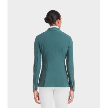 Giacca da concorso Aeromade Horse Pilot donna Logo verde balsamo argento