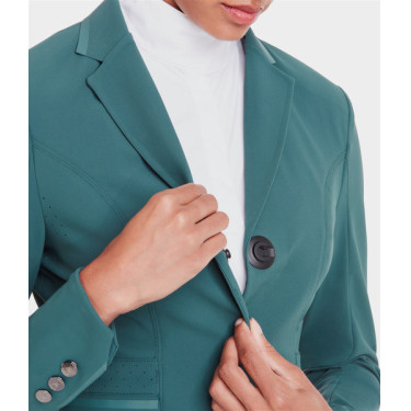 Giacca da concorso Aeromade Horse Pilot donna Logo verde balsamo argento