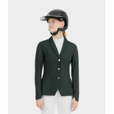 Giacca da concorso Aeromesh Horse Pilot donna Verde scuro Giacca da concorso Aeromesh Horse Pilot donna Verde scuro