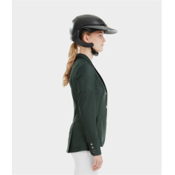 Giacca da concorso Aeromesh Horse Pilot donna Verde scuro Giacca da concorso Aeromesh Horse Pilot donna Verde scuro