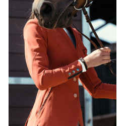 Giacca da concorso Aerotech Horse Pilot donna Terracotta Arancione