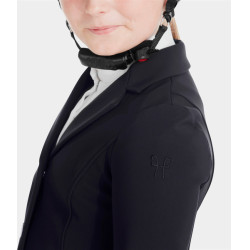 Giacca da concorso Aerotech Horse Pilot ragazza Notte scura Nero