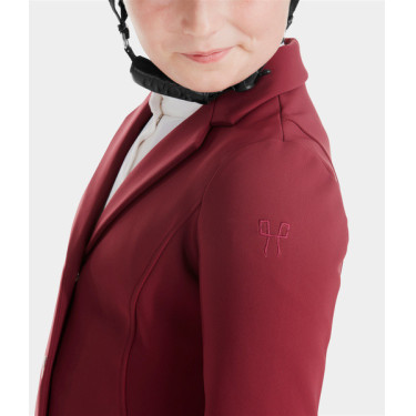 Giacca da concorso Aerotech Horse Pilot ragazza Rosso scuro
