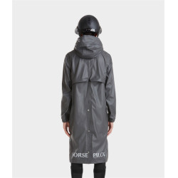 Giacca impermeabile lunga Raintech Horse Pilot donna Ferro Grigio