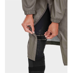 Giacca impermeabile lunga Raintech Horse Pilot donna Caffè scuro Grigio Giacca impermeabile lunga Raintech Horse Pilot donna Caffè scuro Grigio