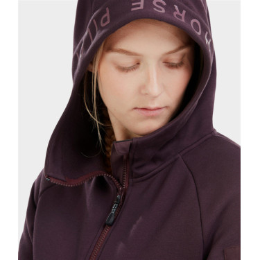 Giacca in pile Pampa Horse Pilot donna Degustazione di vini Viola