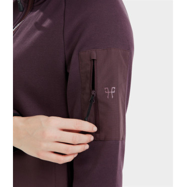 Giacca in pile Pampa Horse Pilot donna Degustazione di vini Viola