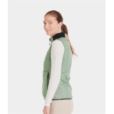 Gilet senza maniche Horse Pilot donna Verde liscio Gilet senza maniche Horse Pilot donna Verde liscio