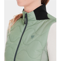 Gilet senza maniche Horse Pilot donna Verde liscio Gilet senza maniche Horse Pilot donna Verde liscio