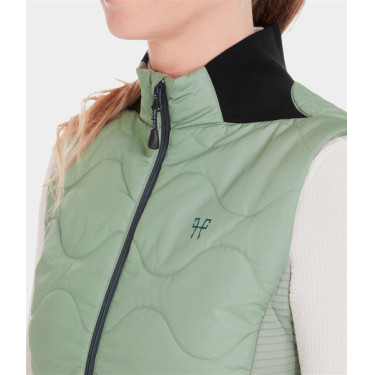 Gilet senza maniche Horse Pilot donna Verde liscio Gilet senza maniche Horse Pilot donna Verde liscio