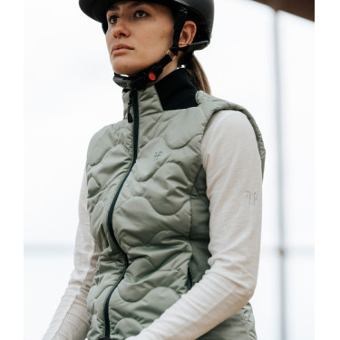 Gilet senza maniche Horse Pilot donna Verde liscio Gilet senza maniche Horse Pilot donna Verde liscio