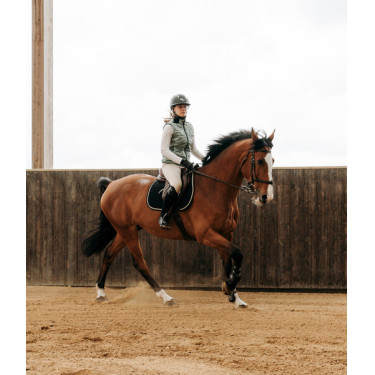 Gilet senza maniche Horse Pilot donna Verde liscio Gilet senza maniche Horse Pilot donna Verde liscio