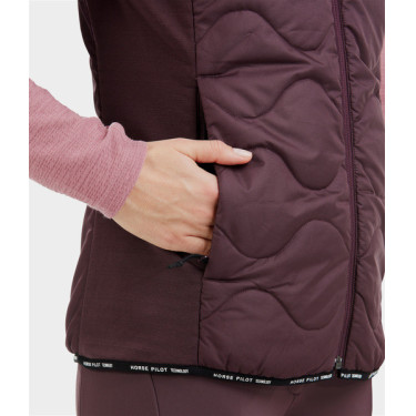 Gilet senza maniche Horse Pilot donna Degustazione di vini Viola