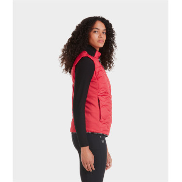 Gilet senza maniche Horse Pilot donna Rossetto Rosso