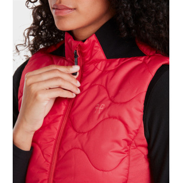 Gilet senza maniche Horse Pilot donna Rossetto Rosso