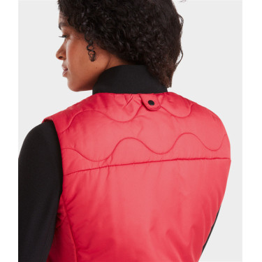 Gilet senza maniche Horse Pilot donna Rossetto Rosso