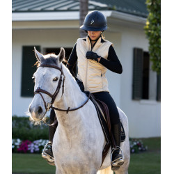 Gilet senza maniche Horse Pilot donna Latté Marrone