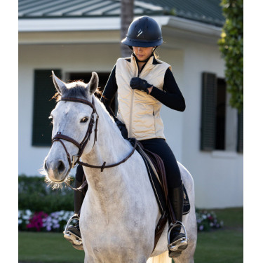 Gilet senza maniche Horse Pilot donna Latté Marrone