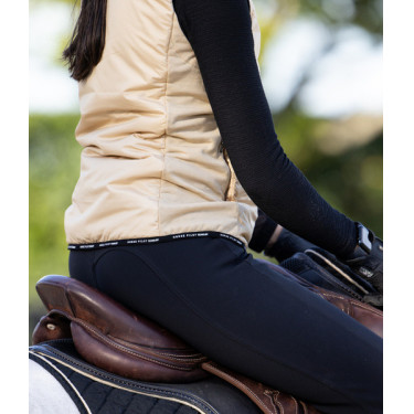Gilet senza maniche Horse Pilot donna Latté Marrone