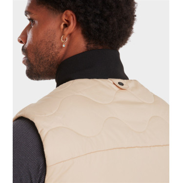 Gilet senza maniche Horse Pilot uomo Latté Marrone