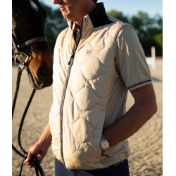 Gilet senza maniche Horse Pilot uomo Latté Marrone