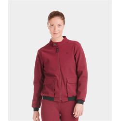 Giacca Teddy Horse Pilot donna Rosso scuro Giacca Teddy Horse Pilot donna Rosso scuro