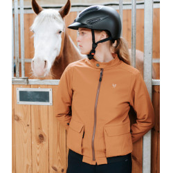 Giacca Teddy Horse Pilot donna Marrone dorato