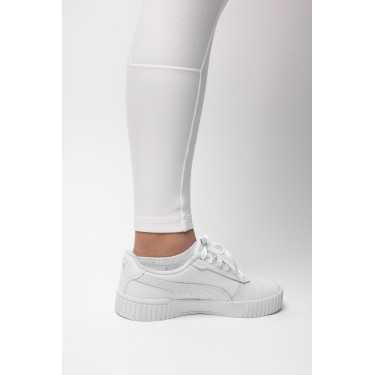 Pantaloni da equitazione B Vertigo ibridi a compressione Chiara da donna Bianco