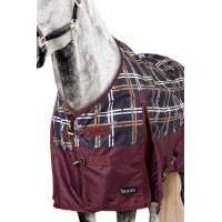 Coperta da esterno Glasgow con fodera in pile ed elementi riflettenti Horze Controlla stampa Multicolore