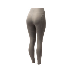 Leggings da equitazione B Vertigo Viktoria da donna senza cuciture con grip integrale Basilico caldo Rosa