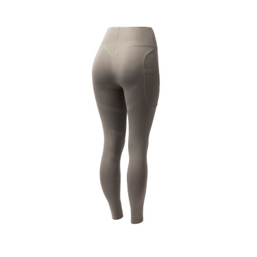 Leggings da equitazione B Vertigo Viktoria da donna senza cuciture con grip integrale Basilico caldo Rosa