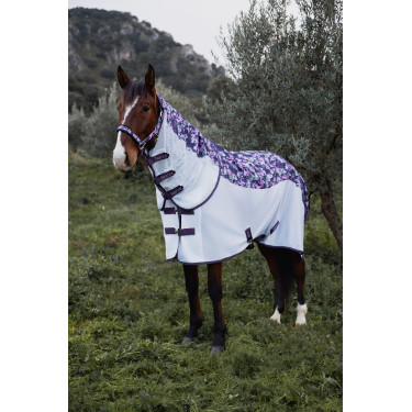 Coperta combinata impermeabile anti-mosche con collo Nevada II Horze Coperta combinata impermeabile anti-mosche con collo Nevada II Horze