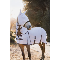 Coperta, collo e maschera anti-mosche Horze La Paz Prugna nera Viola Coperta, collo e maschera anti-mosche Horze La Paz Prugna nera Viola