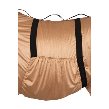 Coperta anti UV e anti eczema con patta ventrale e collo Horze Marrone chiaro Coperta anti UV e anti eczema con patta ventrale e collo Horze Marrone chiaro