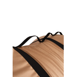 Coperta anti UV e anti eczema con patta ventrale e collo Horze Marrone chiaro