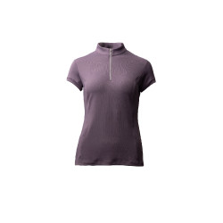 Camicia da allenamento Horze Mina donna Prugna nera