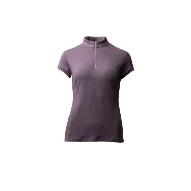 Camicia da allenamento Horze Mina donna Prugna nera