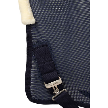 Coperta da passeggio in mesh Horze Apertura Blu marino