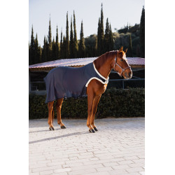 Coperta da passeggio in mesh Horze Apertura Blu marino