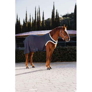 Coperta da passeggio in mesh Horze Apertura Blu marino