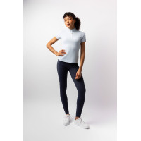 T-shirt da allenamento Horze Joie a maniche corte per bambini Grigio alba blu T-shirt da allenamento Horze Joie a maniche corte per bambini Grigio alba blu