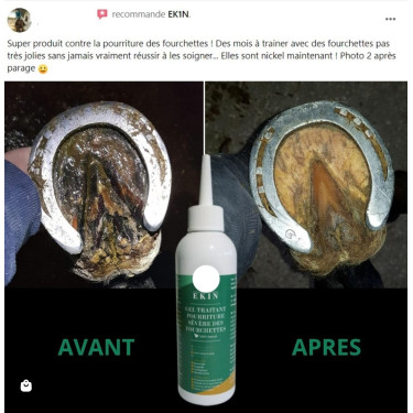 Gel trattante per marciume grave dei fettoni Ekin Gel trattante per marciume grave dei fettoni Ekin